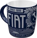 Nostalgic-Art Tasse Kaffeetasse - Fiat - Fiat Since 1899 Logo Blue