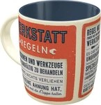 Nostalgic-Art Tasse Kaffeetasse - Werkstattregeln
