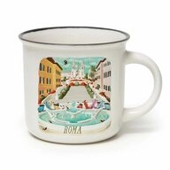 Legami Cappuccinotasse Cup-Puccino Roma Piazza Di Spagna, New Bone China