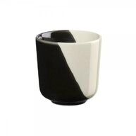 ASA SELECTION Tasse Asa Espressobecher Vari&eacute;t&eacute; Salto Schwarz-Wei&szlig; (80ml)