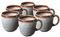 like. by Villeroy & Boch Tasse Lave Tasse, 6-tlg., Steingut, Steingut, 6 Stck,