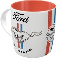 Nostalgic-Art Tasse Kaffeetasse - Ford - Ford Mustang Horse & Stripes Logo