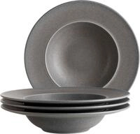M&Auml;SER Pastateller UNICO, Pastateller Set, Steinzeug, (4 St), Teller Set