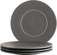 M&Auml;SER Speiseteller UNICO, Speiseteller Set, Steinzeug, (4 St), Teller Set