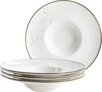 M&Auml;SER Teller-Set PINTAR, Gourmetteller Set, Porzellan (4-tlg), 4 Personen,