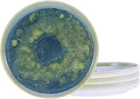 creaTable Brotteller Yuki, (4 St), Teller Set, reaktiver Digitaldruck, jedes...