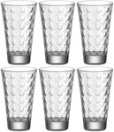 LEONARDO Longdrinkglas OPTIC, 6-tlg., Glas, 300 ml, 6-teilig