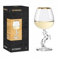 Ritzenhoff Weinglas Ritzenhoff Reitkristall Wein Cocktail Goldrand #2 RDT H25,