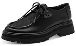 Tamaris Schn&uuml;rschuh Chunky Schn&uuml;rer, Halbschuh mit Mokassin-Naht schwarz 36 EU