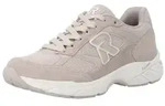 Rieker Sneaker Halbschuh, Schn&uuml;rschuh mit Logoemblem und Wechselfu&szlig;bett beige...