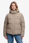 Superdry Steppjacke PREMIUM HOOD PUFFER JKT Kunstfaser, relaxed fit