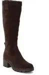 Tamaris Stiefel Blockabsatz, Langschaftstiefel mit dekorativen Ziern&auml;hten und...