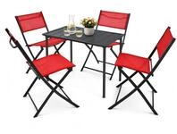 VCM Garten-Essgruppe Sumila 5er Set B. 45 x T. 46 x H. 79 cm, (Set, 5-tlg., 1x...