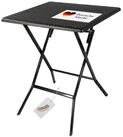 Lemodo Gartentisch Klapptisch mit Tischplatte in Rattan-Optik, 62x62 cm,...