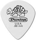 Dunlop Plektrum, 478P.88 Tortex White Jazz III Picks 0,88 mm - Plektren Set