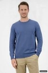 Atelier GARDEUR Strickpullover aus Baumwoll-Kaschmir-Mix