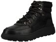 Geox Geox Stiefelette Leder/Textil Schn&uuml;rstiefelette schwarz 44 EU