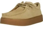 Clarks Boxbee Walla Mokassin mit Krepp-inspirierter Sohle beige 40 EU