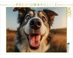 CALVENDO Puzzle CALVENDO Puzzle Pures Hundegl&uuml;ck im Abendlicht, 2000 Teile