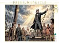 CALVENDO Puzzle CALVENDO Puzzle Ahab schw&ouml;rt Rache am wei&szlig;en Wal, 1000 Teile