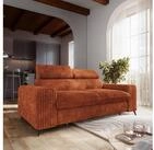Masseno Sofa BENETE mit Schlaffunktion, Schlafsofa, Couch f&uuml;r Wohnzimmer