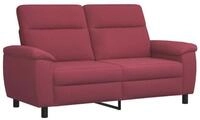vidaXL Sofa 178 x 90 x 95 cm Sofa Weinrot 178x90x95 cm Stoff, 1 Teile