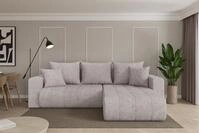 ALTDECOR Ecksofa MILA-L, Couch mit Schlaffunktion, Wohnzimmer - Ecksofa, Corner...