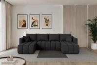 ALTDECOR Wohnlandschaft GARD-U, Couch mit Schlaffunktion, Wohnzimmer -