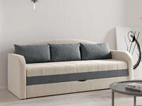 MIRJAN24 Schlafsofa Tenus, mit Bettkasten und Schlaffunktion, R&uuml;ckenlehne in...