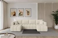 ALTDECOR Wohnlandschaft GARD-U, Couch mit Schlaffunktion, Wohnzimmer -