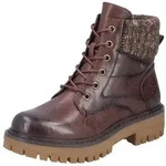 Rieker Winterboots Schn&uuml;rboots, Schn&uuml;rstiefelette in Used-Optik braun 36 EU