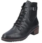 Rieker Schn&uuml;rstiefelette, Schn&uuml;rboots, Trachtenstiefelette, Blockabsatz,