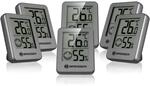 BRESSER Hygrometer BRESSER ClimaTemp Thermo-Hygrometer 6er-Set