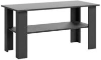 Masseno Couchtisch ALBANO 100 cm Kaffeetisch Schwarz