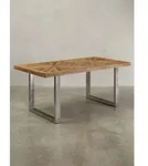 KADIMA DESIGN Esstisch Esstisch Mango Massivholz Esszimmertisch 200x76,5x100 cm,