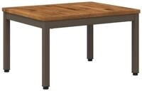 vidaXL Couchtisch 49 x 605 x 36 cm Couchtisch Natur und Kaffee 49x60,5x36 cm