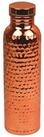 LuxusKollektion Trinkflasche Wasserflasche Kupfer Hammerschlag 800ml Ayurveda