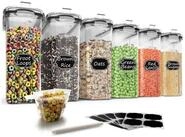 LuxusKollektion M&uuml;slispender M&uuml;sli Beh&auml;lter Set 6er 384ml Kunststoff...