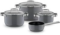 WMF Topf-Set Fusiontec Mineral Pro, Topf-Set, 4-teilig, Platinum, Fusiontec