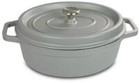 osoltus Kochtopf osoltus Br&auml;ter oval Gusseisen Schmortopf mit Tropfdeckel...