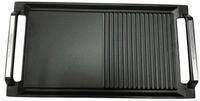 Wolkenstein Grillpfanne GP 1W, Gusseisen, Grillplatte Plancha Grillrost...