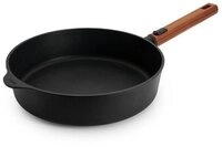 WOLL Bratpfanne Guss-Hochrandpfanne 28 cm Eco Logic QXR schwarz, (1-tlg),...