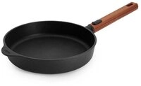 WOLL Bratpfanne Guss-Flachpfanne 24 cm Eco Logic QXR schwarz, (1-tlg),...