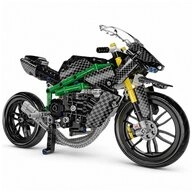 LEAN TOYS Modellbausatz Motorradmodell Klemmbausteine Konstruktionsspielsteine,