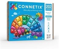 Connetix Bright Mega Pack 202 Teile, 8 Farben, 2 Fahrzeugbasen, ab 3 Jahren