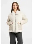 Frieda & Freddies Winterjacke Frieda & Freddies Teddyjacke im Materialmix mit