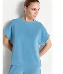 RICHROYAL T-Shirt Regular fit mit Rundhalsausschnitt blau S (36)