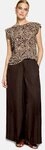 Zero Kurzarmshirt Damen mit Animalprint (1-tlg) Plissee