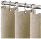 LuxusKollektion Duschvorhang Duschvorhang Leinen Anti-Schimmel Stoff Textil