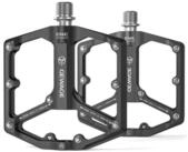 LuxusKollektion Plattformpedale Rennrad/MTB Pedale Aluminium CNC 3 Lager schwarz